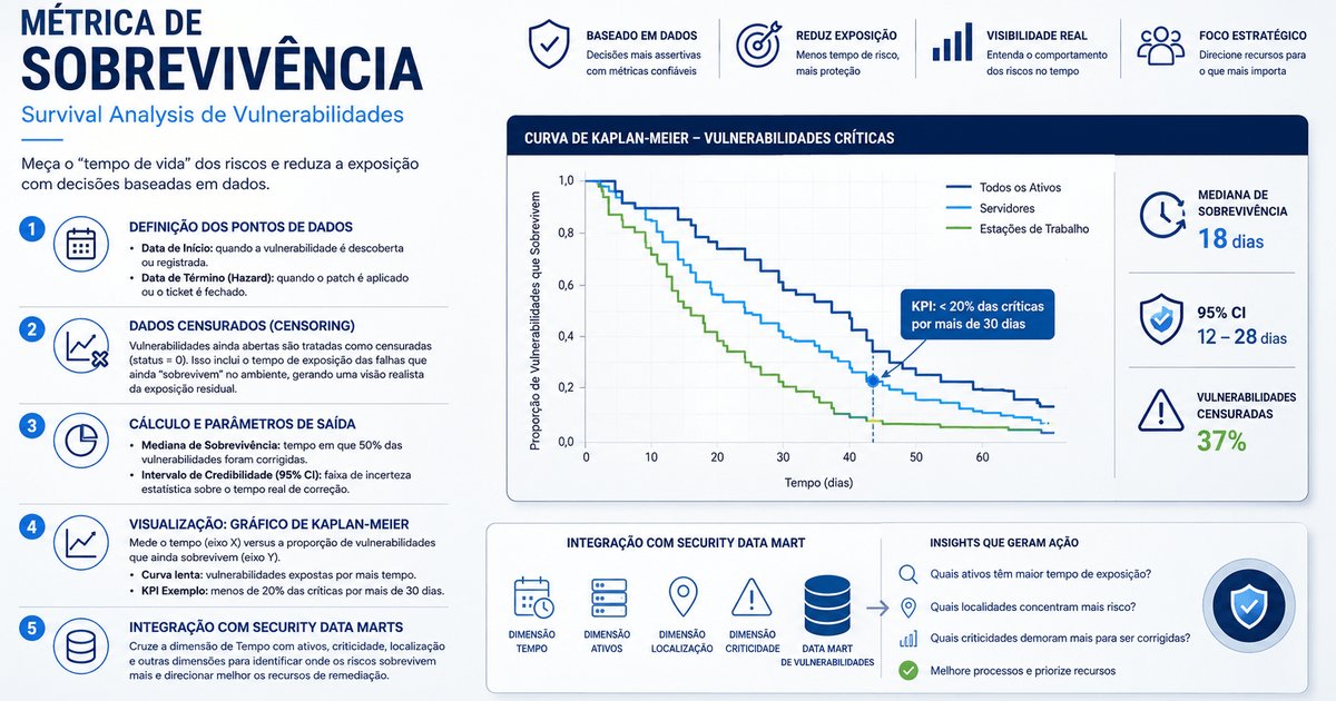 Como Medir Vulnerabilidades Ainda Abertas com Dados Censurados